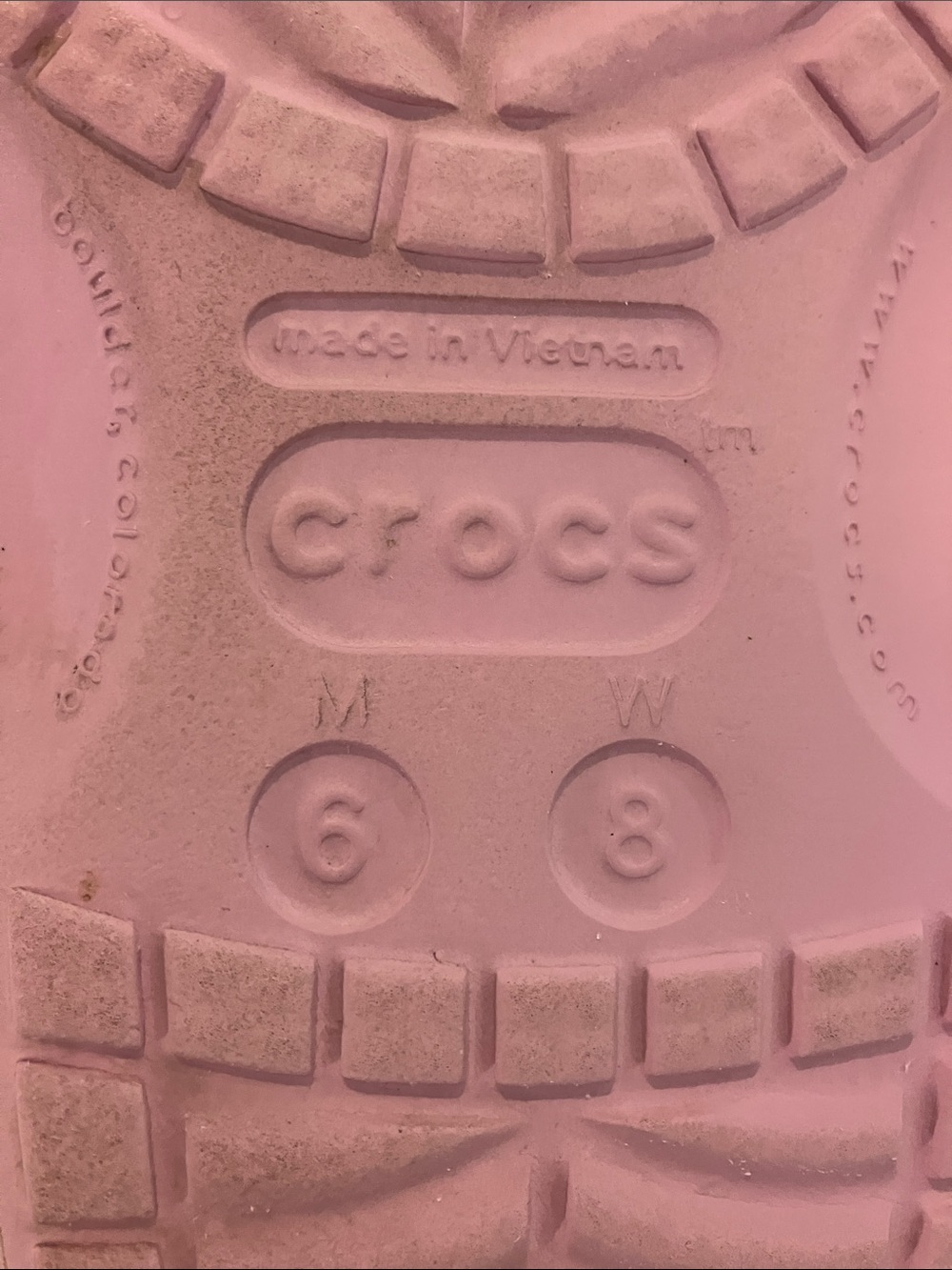 Pink Strawberry Print woman’s Crocs - Picture 4 of 4